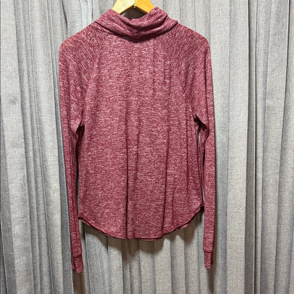 Hollister Burgundy Cowl Neck Top - Picture 6 of 6